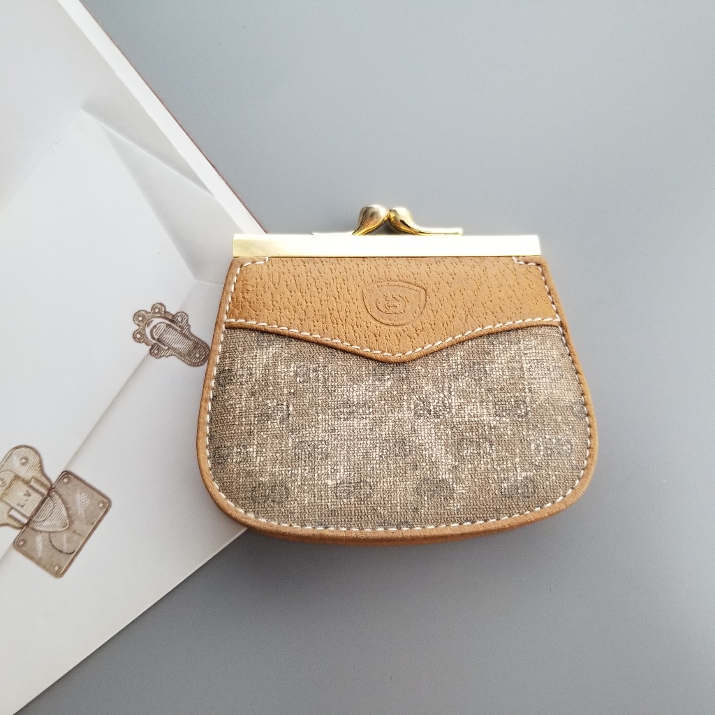 Lv 25-000 Gucci Vintage Signature Coin Case Wallet